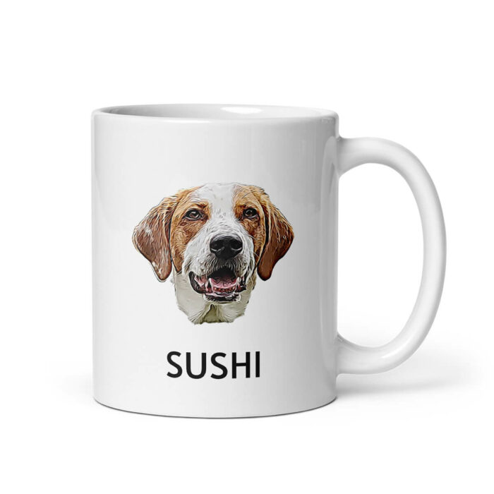 Personalized mug pet face