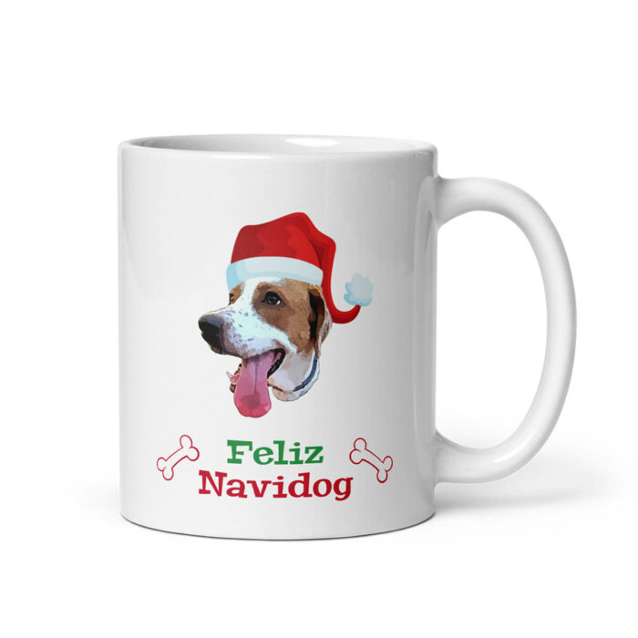 Personalized Mug Feliz Navidog Right