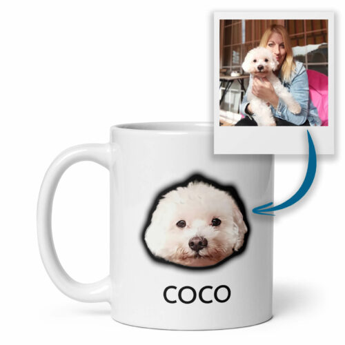 Personalized pet face mug