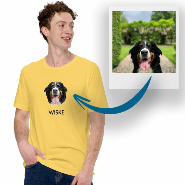 Dog picture to t-shirt