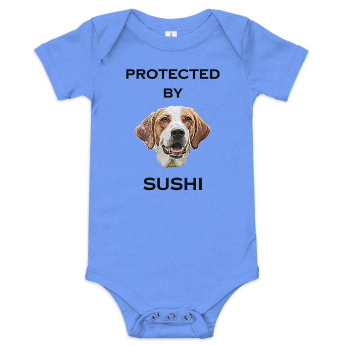 protected by blue personalized