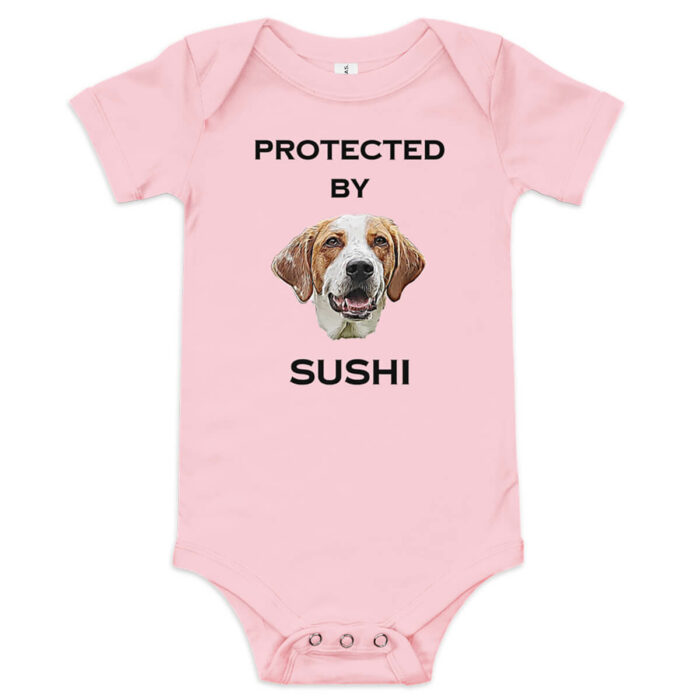 protected by pink personalized