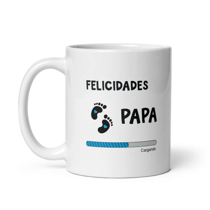 taza felicidades papa asa izquierda