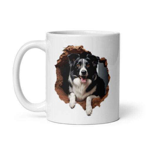 Border Collie breaking mug,